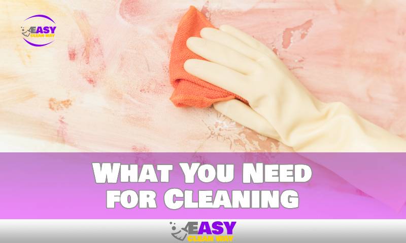 What You Need for Cleaning