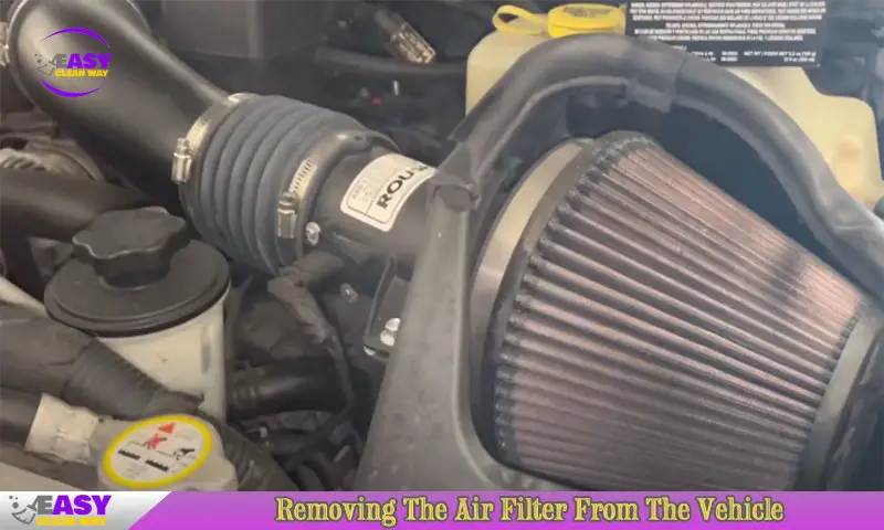 Removing The Air Filter From The Vehicle