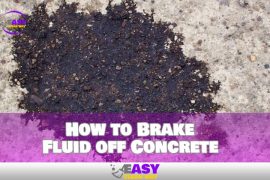 How to Brake Fluid off Concrete Without Damaging It