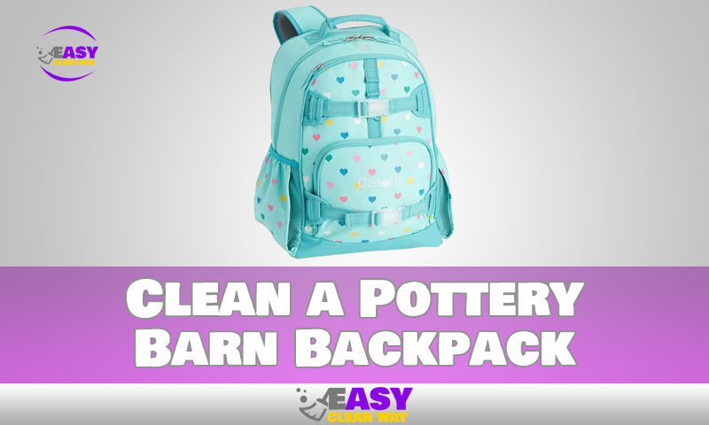 Clean a Pottery Barn Backpack