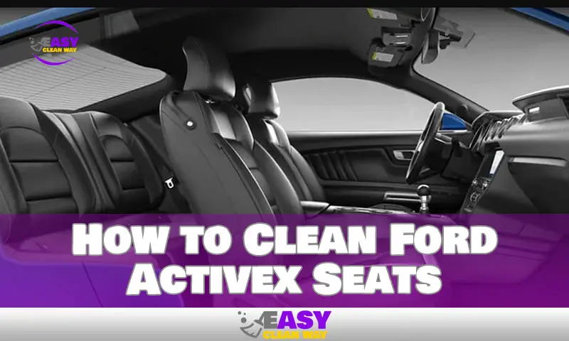 How to Clean Ford Activex Seats