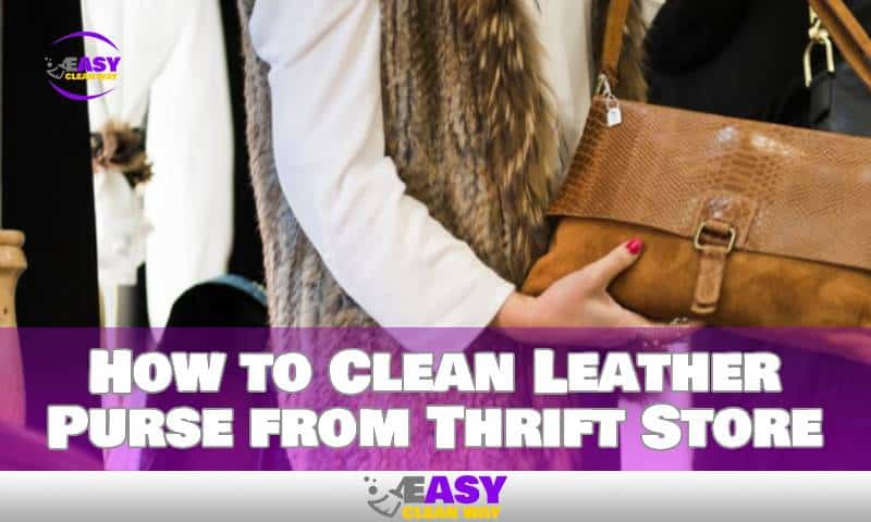 How to Clean Leather Purse from Thrift Store